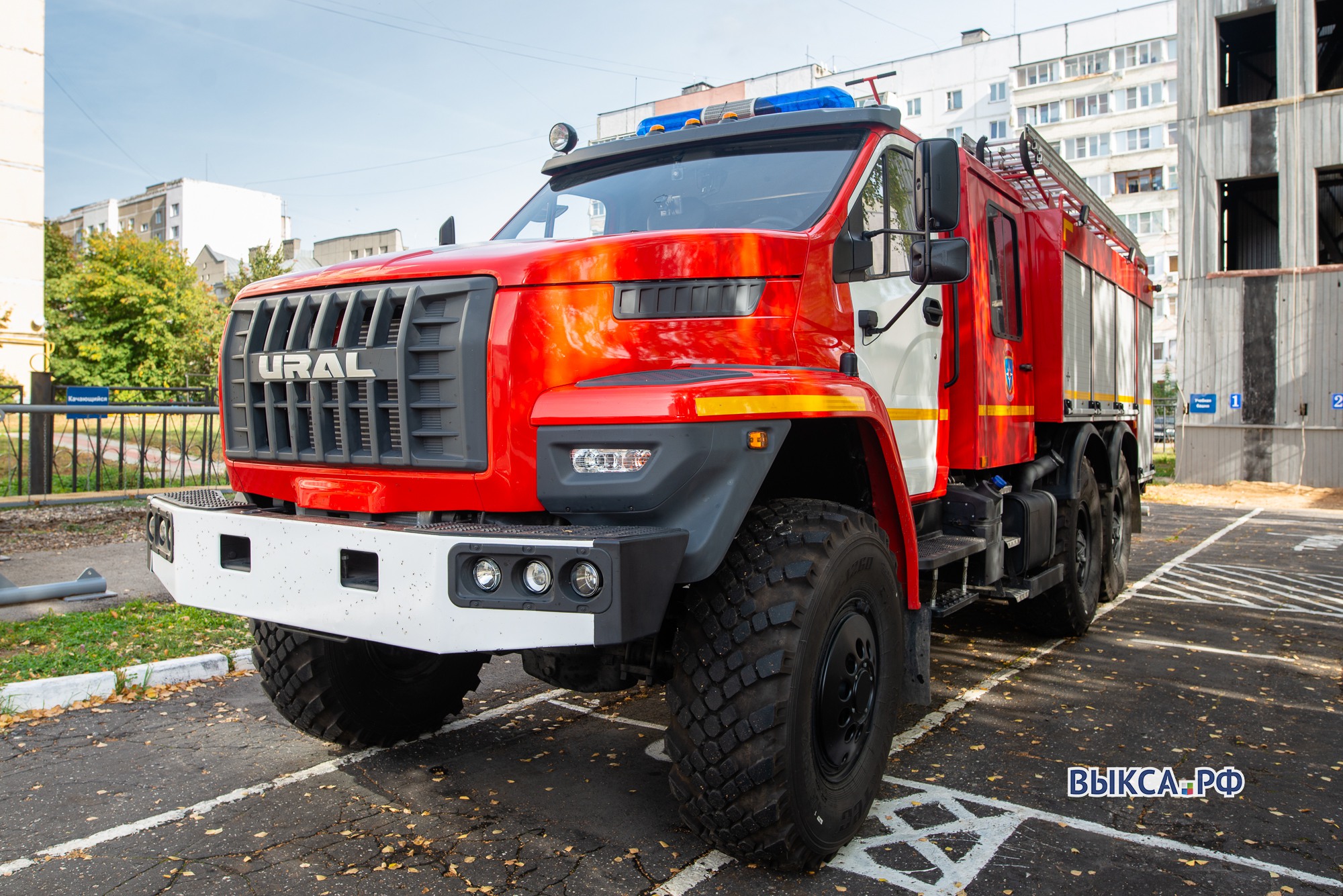 Новый автомобиль пополнил парк выксунской пожарной части